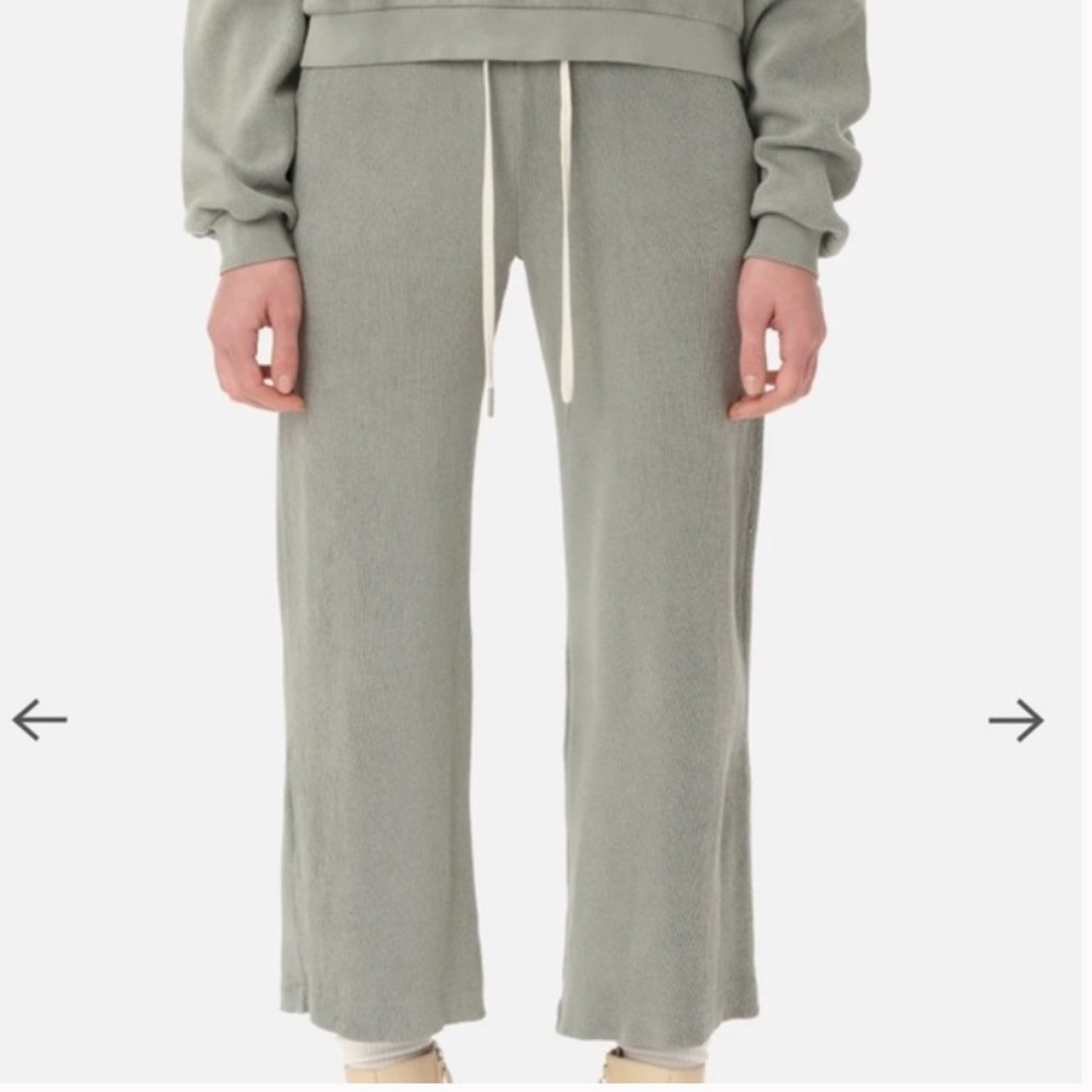 John Elliot Corduroy Cropped Sweatpants - Picture 1 of 8